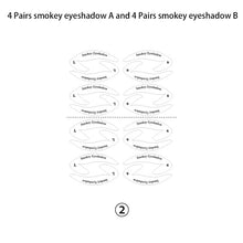 טען תמונה לצפייה בגלריה, איפור עיניים אייליינר מהיר צלליות סטנסיל מדבקות 1 PC / 4 יחידות עצלנים שימושיים תבניות צלליות כרטיס לצייר תבנית עיניים כלי יופי