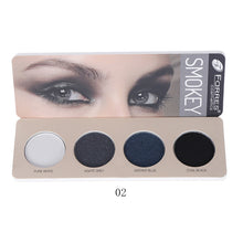 טען תמונה לצפייה בגלריה, פלטת צלליות מעושנת של פראר 4 צבעים אדמת כחול אפור סגול אפור פיגמנט עמיד למים לאורך זמן אבקת צלליות מט AM137