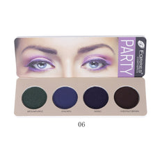 טען תמונה לצפייה בגלריה, פלטת צלליות מעושנת של פראר 4 צבעים אדמת כחול אפור סגול אפור פיגמנט עמיד למים לאורך זמן אבקת צלליות מט AM137