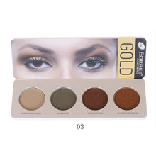 טען תמונה לצפייה בגלריה, פלטת צלליות מעושנת של פראר 4 צבעים אדמת כחול אפור סגול אפור פיגמנט עמיד למים לאורך זמן אבקת צלליות מט AM137