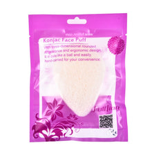 טען תמונה לצפייה בגלריה, Fulljion טבעי ספוג Konjac ספוג פאף קוסמטיקה לשטוף פנים רפרוף ניקוי ספוג טיפת מים בצורת פאף ניקוי כלים כלים 1 יחידות