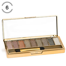 טען תמונה לצפייה בגלריה, 9 צבעים צלליות צלליות מעשנות מקצועיות איפור עיניים בהיר יהלום עמיד למים לאורך זמן