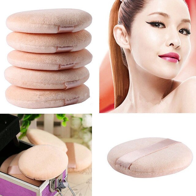 5 יחידות Weiche Gesichts Schönheit Schwamm Pulver Puff Pads רפידות Gesicht Kosmetik Werkzeug